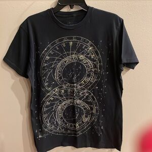 Marc Anthony MENS sundial / horoscope zodiac symbol S/S Tee shirt size Large